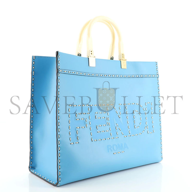 F**di sunshine shopper tote leather medium 8bh386afl5 (36*30*15cm)